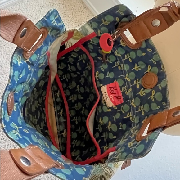 Fossil KeyPer Floral Shoulder Bag - Picture 6 of 6
